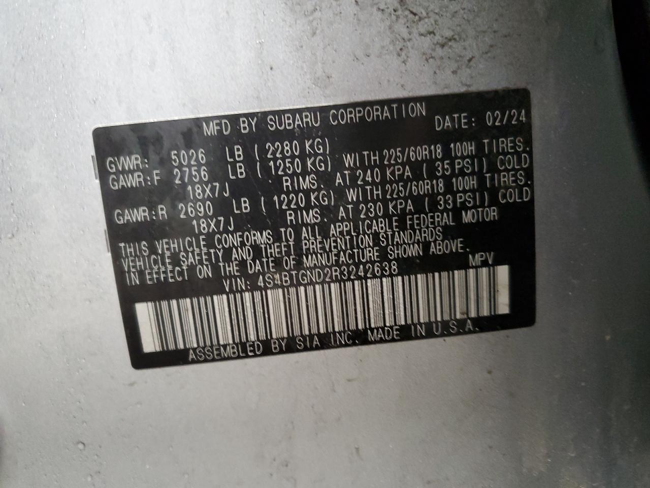 Subaru Outback Limited Xt Image 13