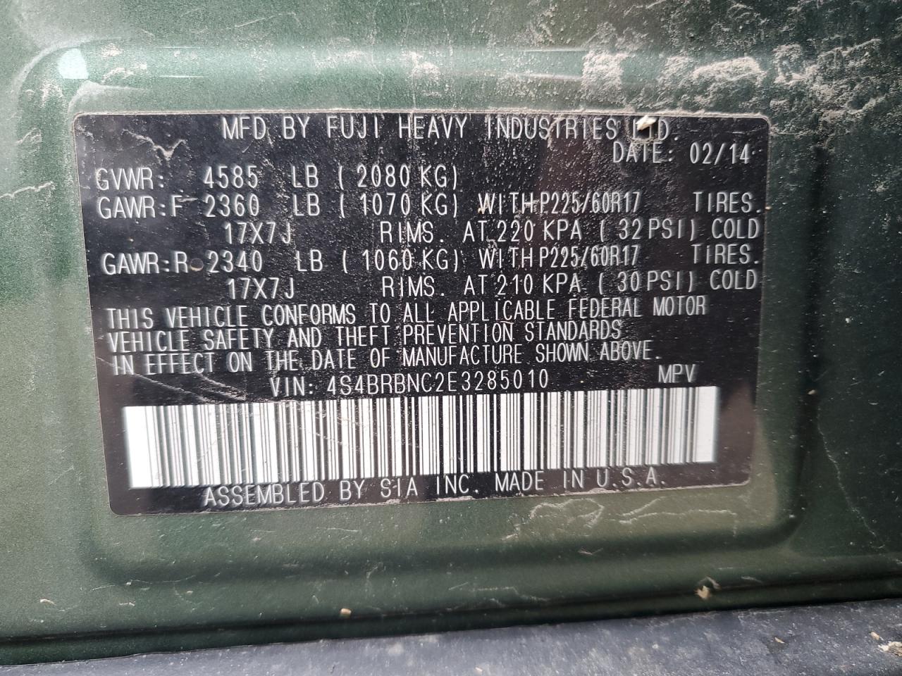 Subaru Outback 2.5i Limited Image 12