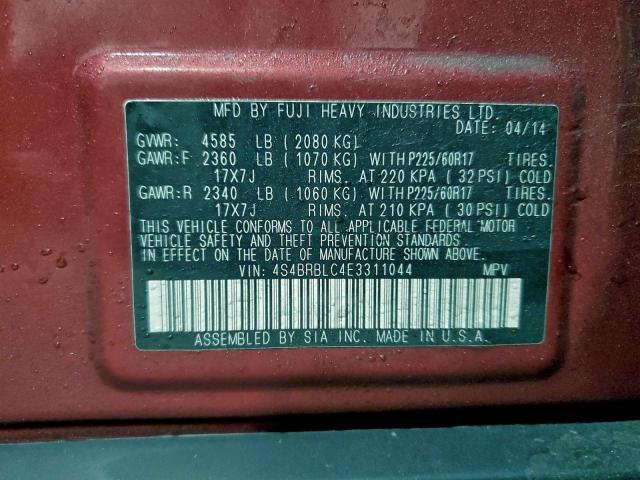 Subaru Outback 2.5i Limited Image 2