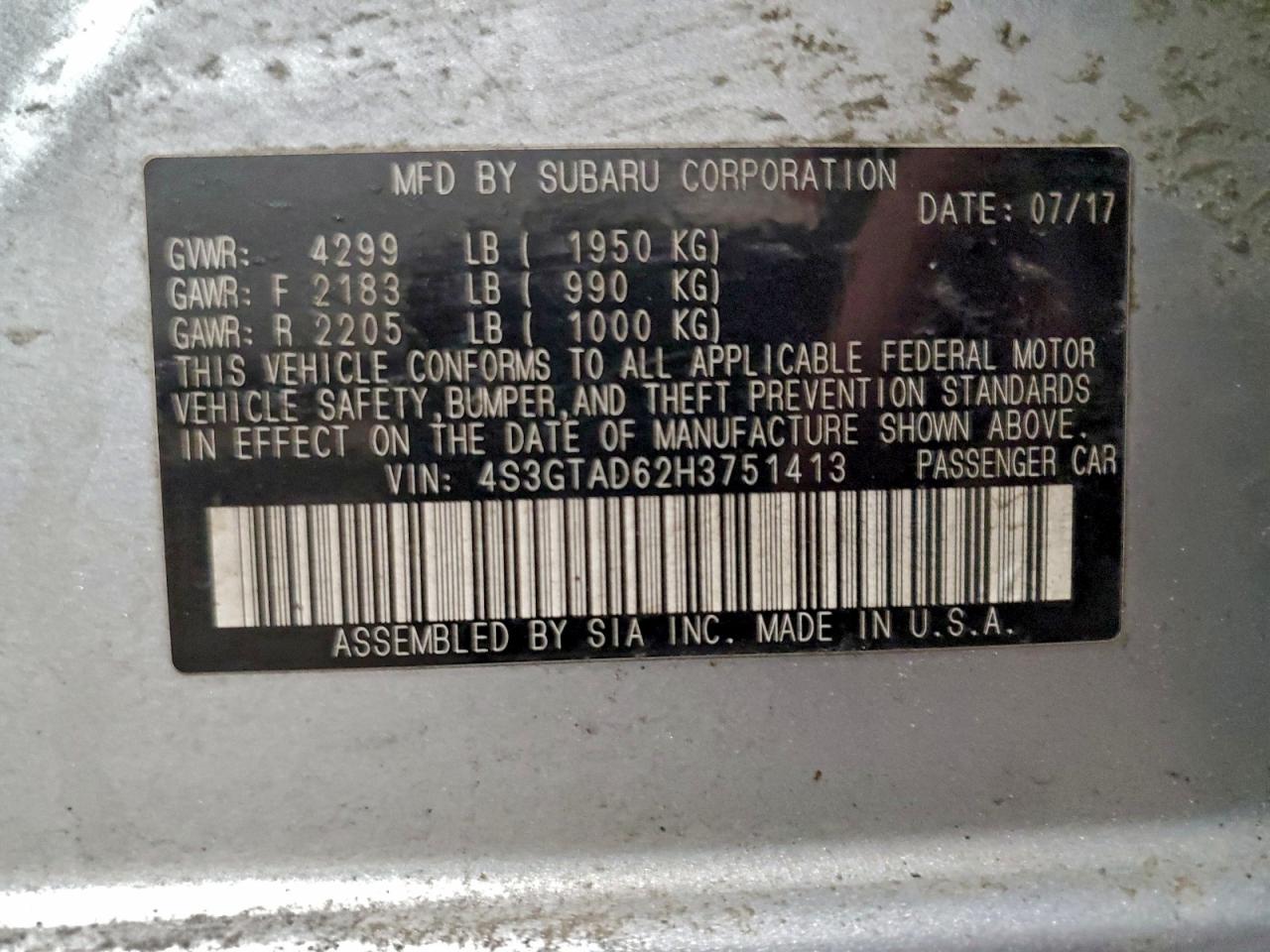 Subaru Impreza Premium Plus Image 9