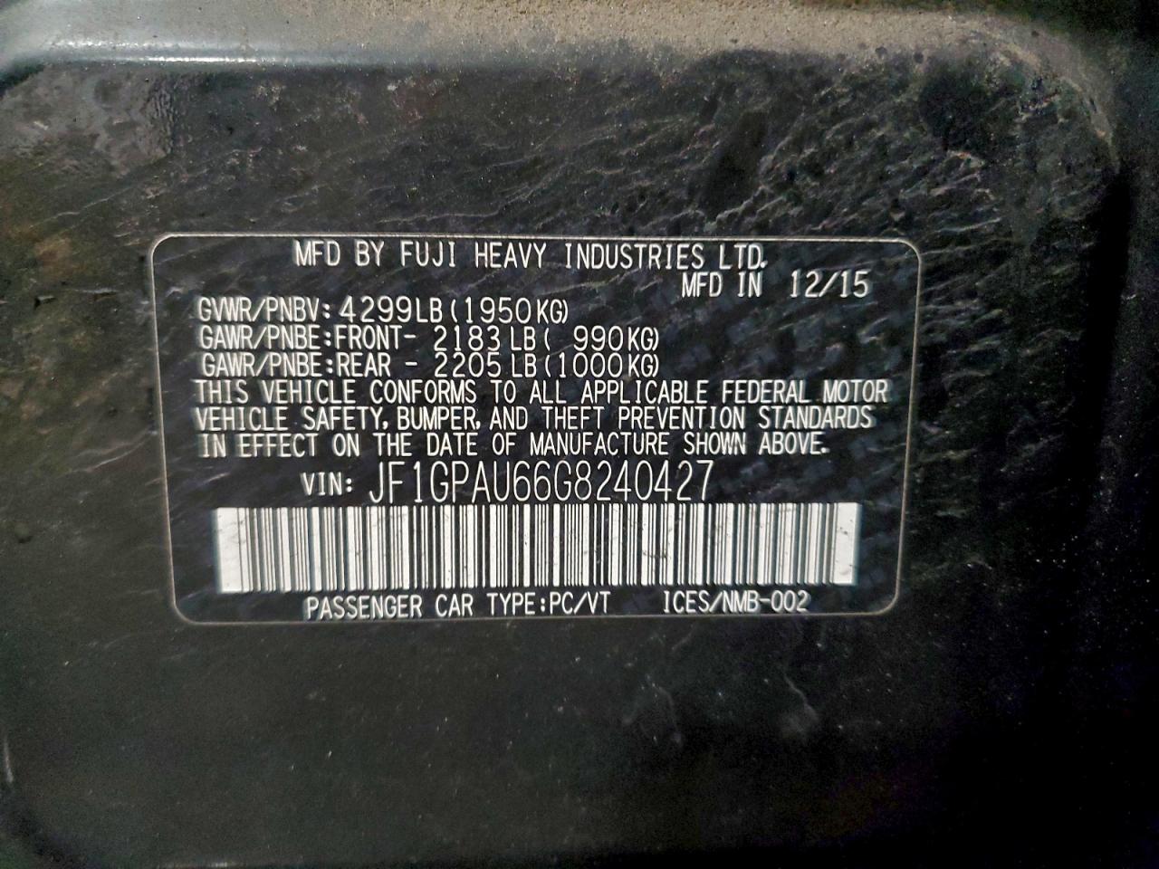 Subaru Impreza Sport Limited Image 10